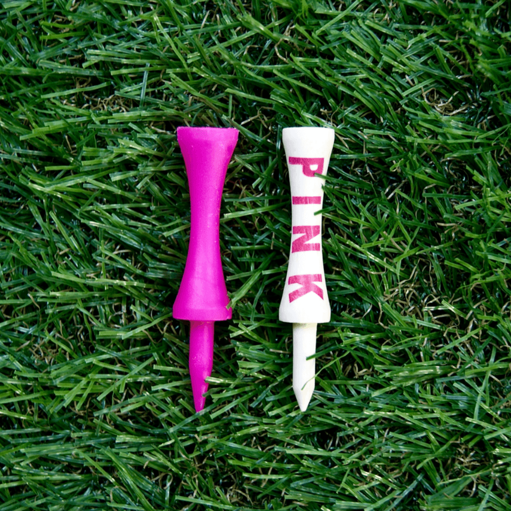 Pink Golf Tees