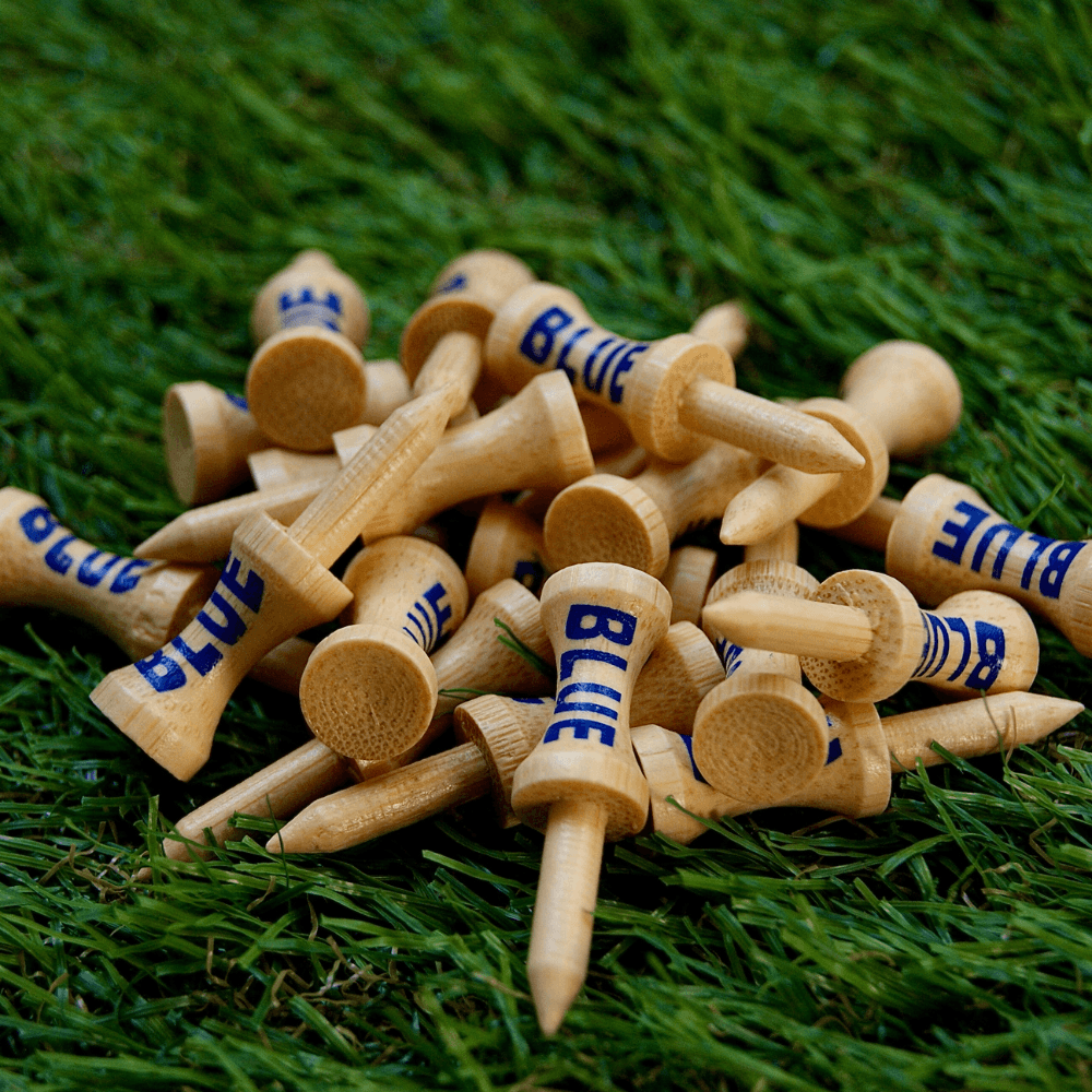loose blue castle tees on astro turf