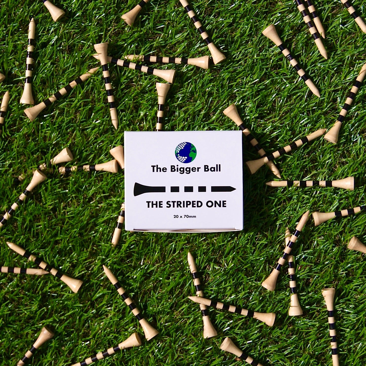 THE STRIPED ONE Golf Tees