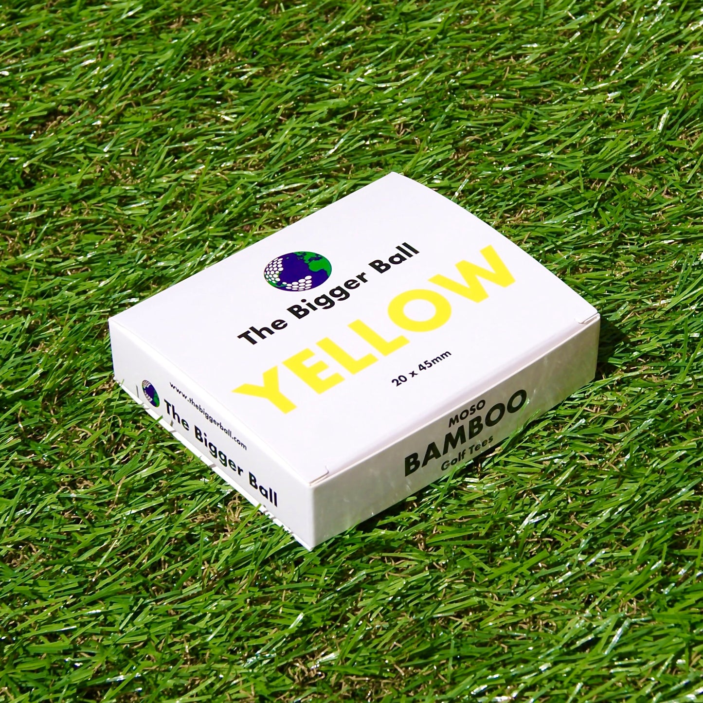 Yellow castle golf tees