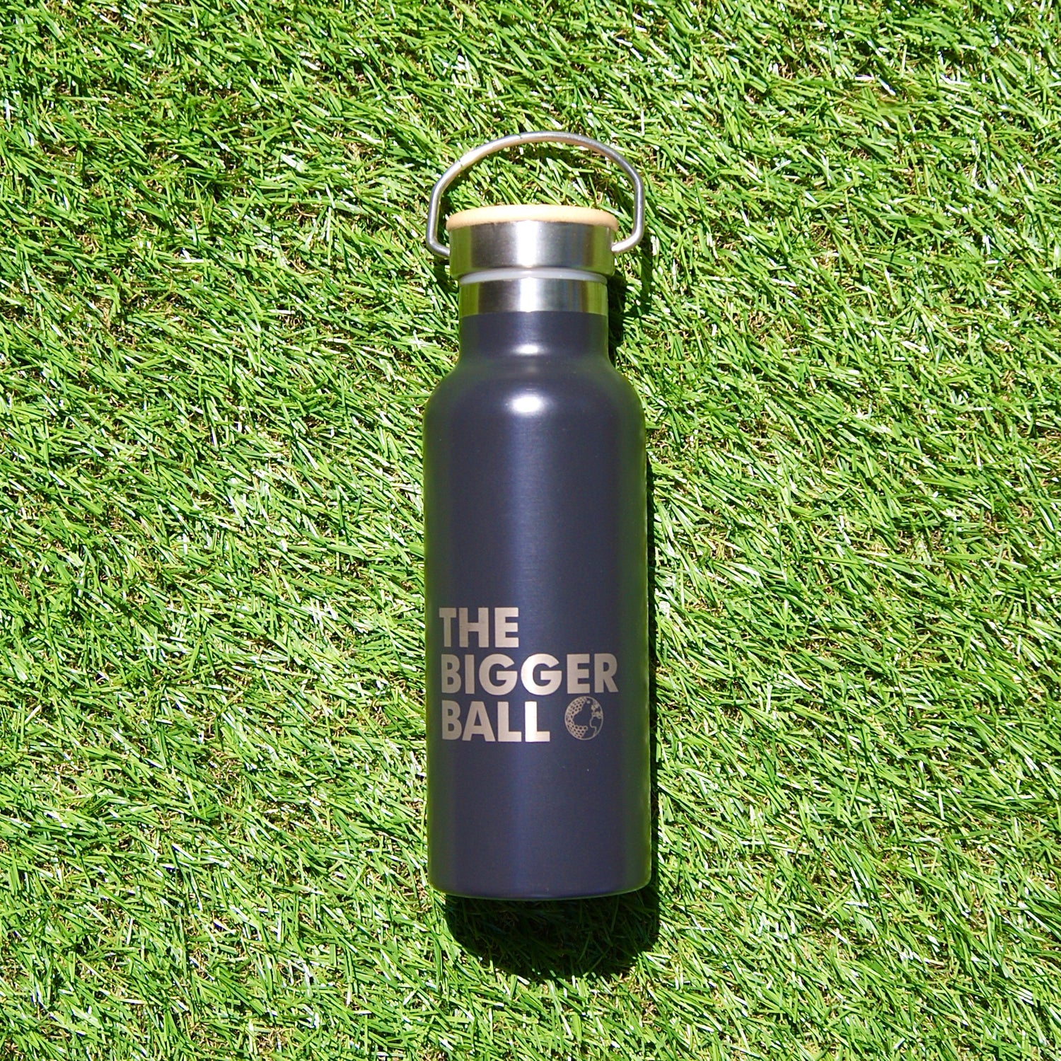 black Reusable Water Bottle