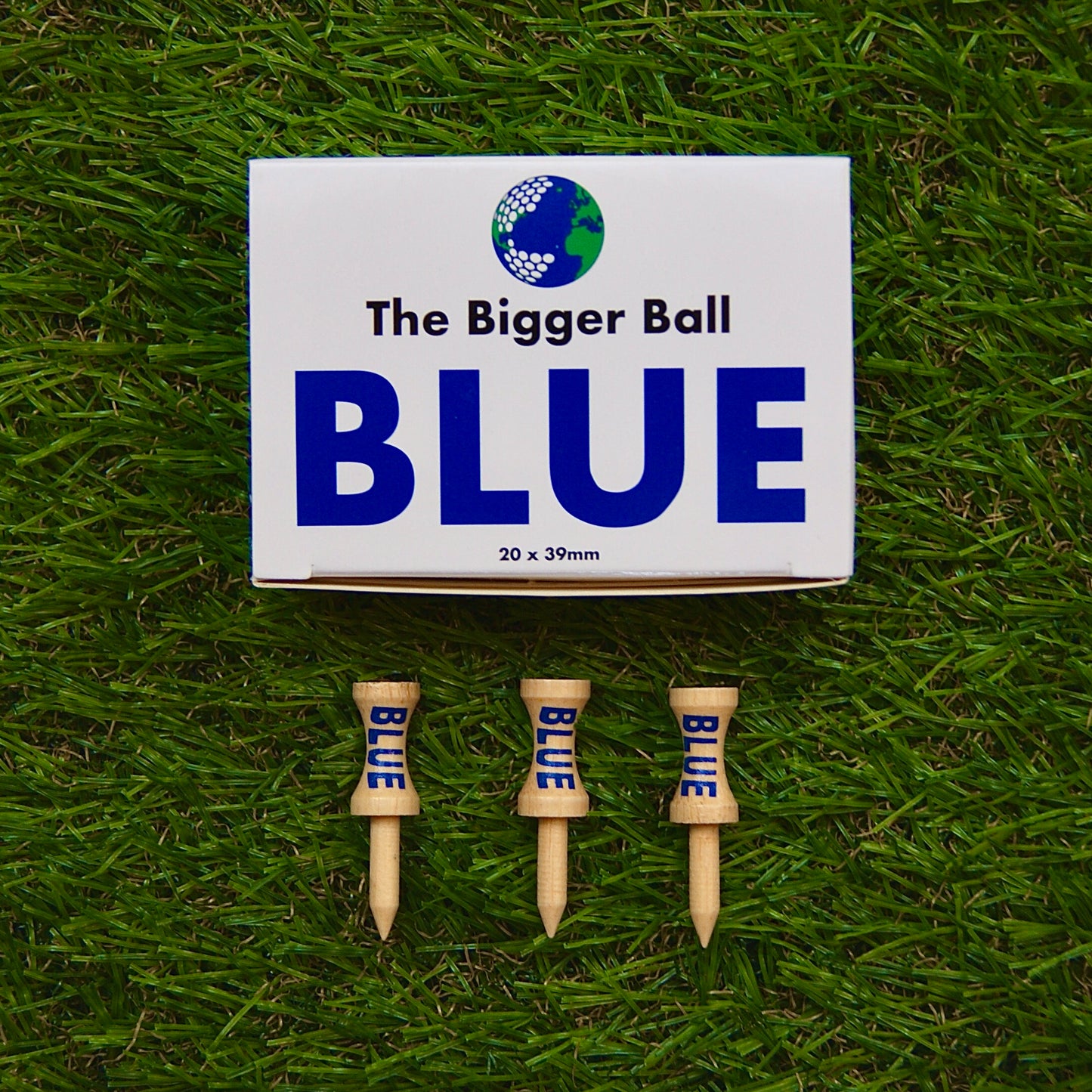 blue Bamboo golf tees