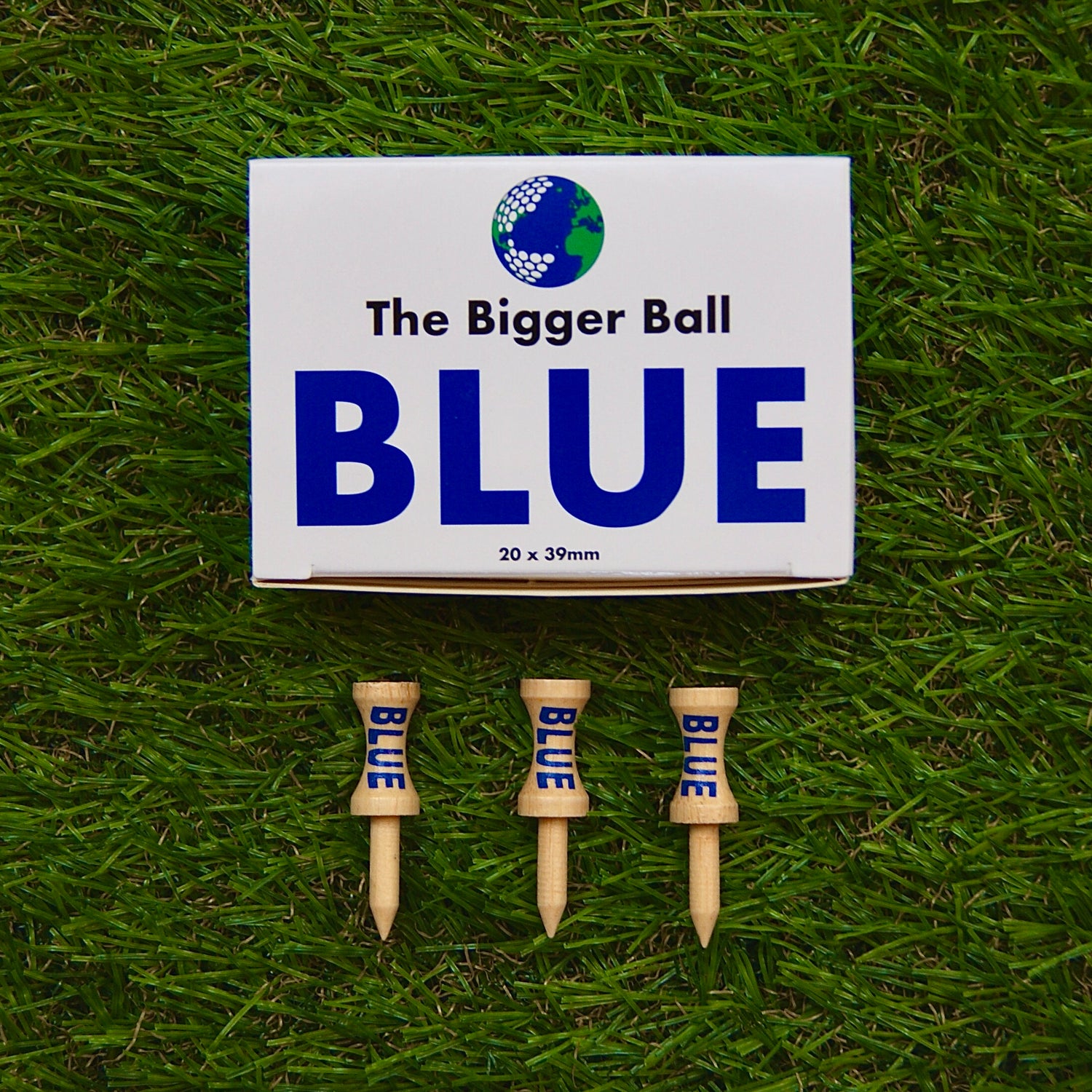 blue Bamboo golf tees