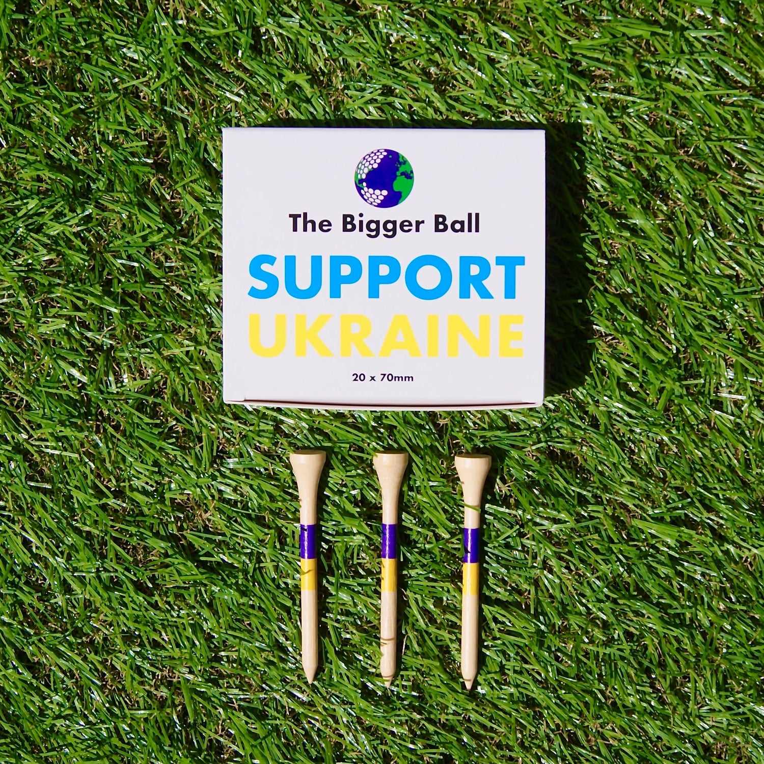 Charity golf tees