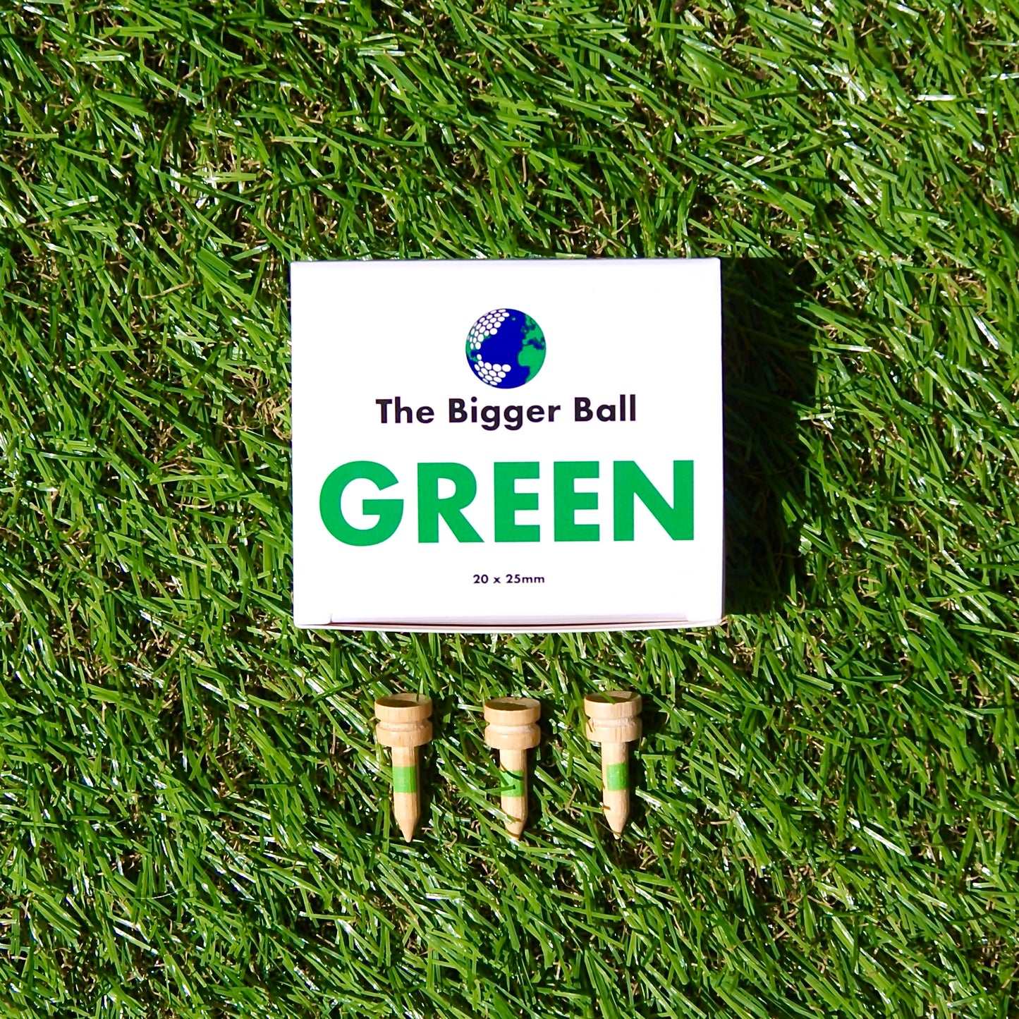 green golf tees bamboo