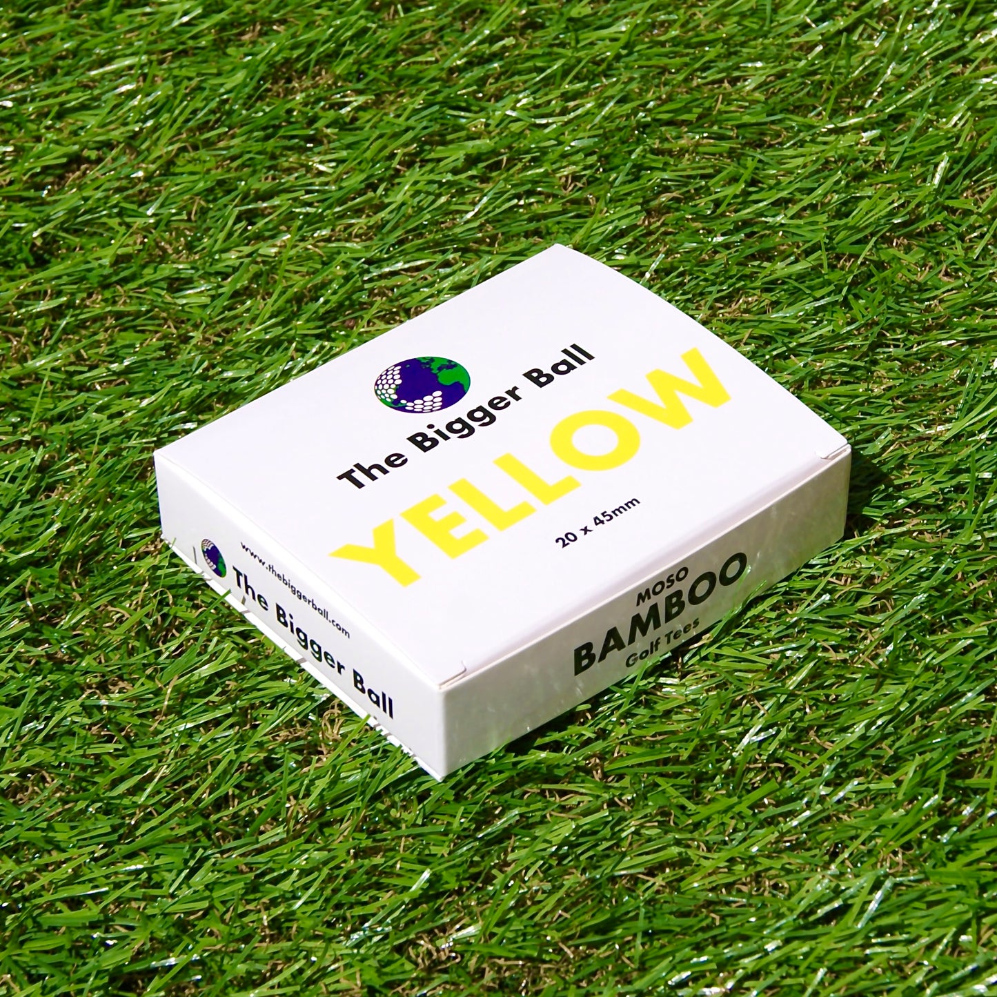 Yellow castle golf tees