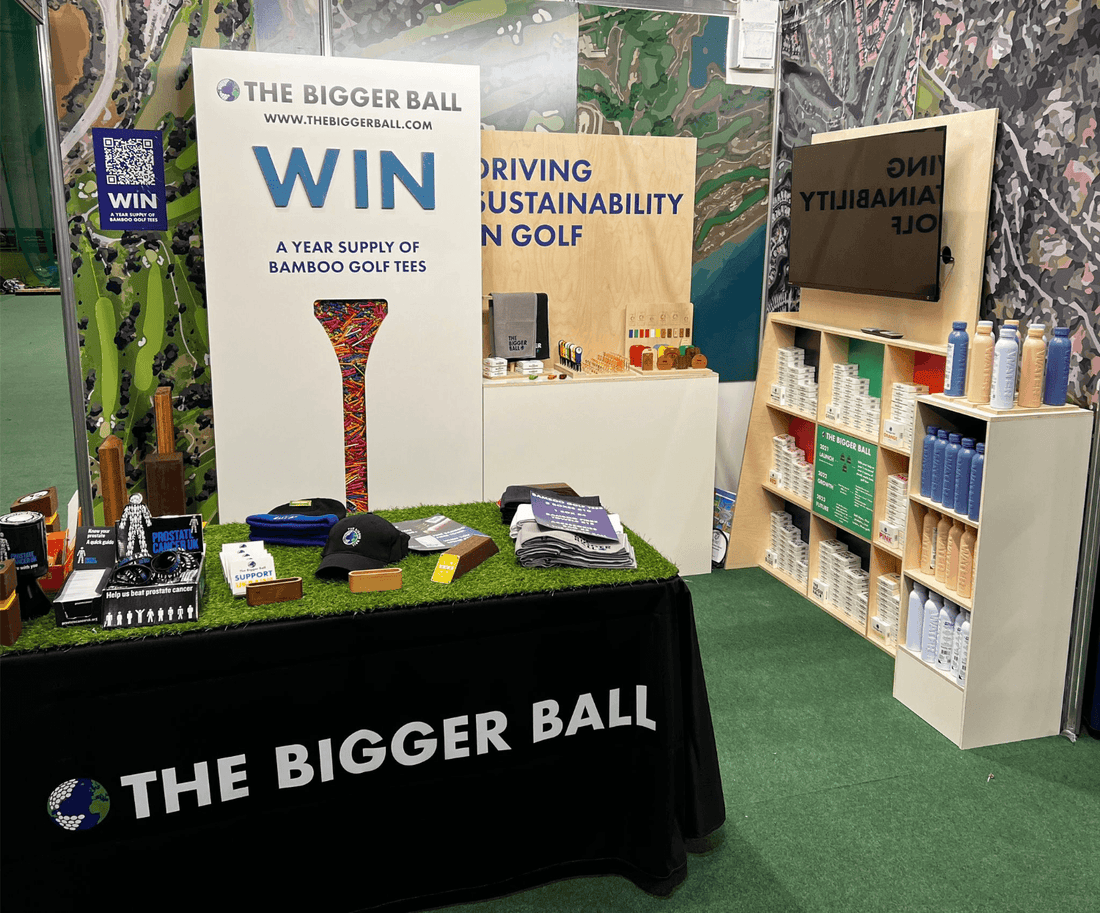 The Bigger Ball stand At the Bunkered Live Golf Show