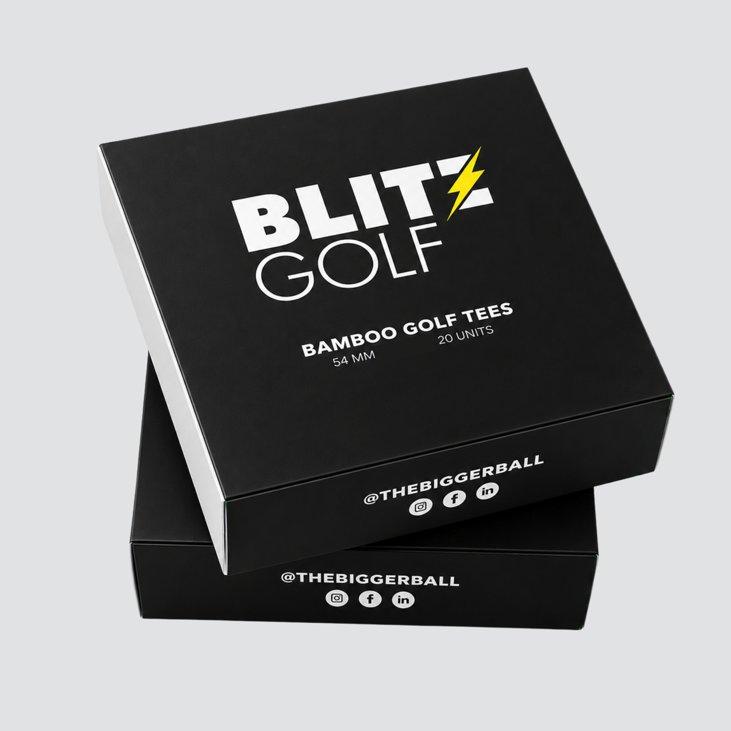 20 x 54mm Bamboo Golf Tees - Blitz Golf
