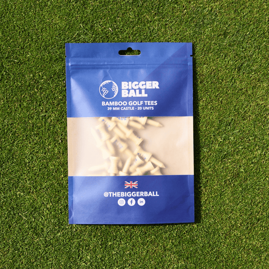 BLUE (39mm) Bamboo Castle Golf Tees