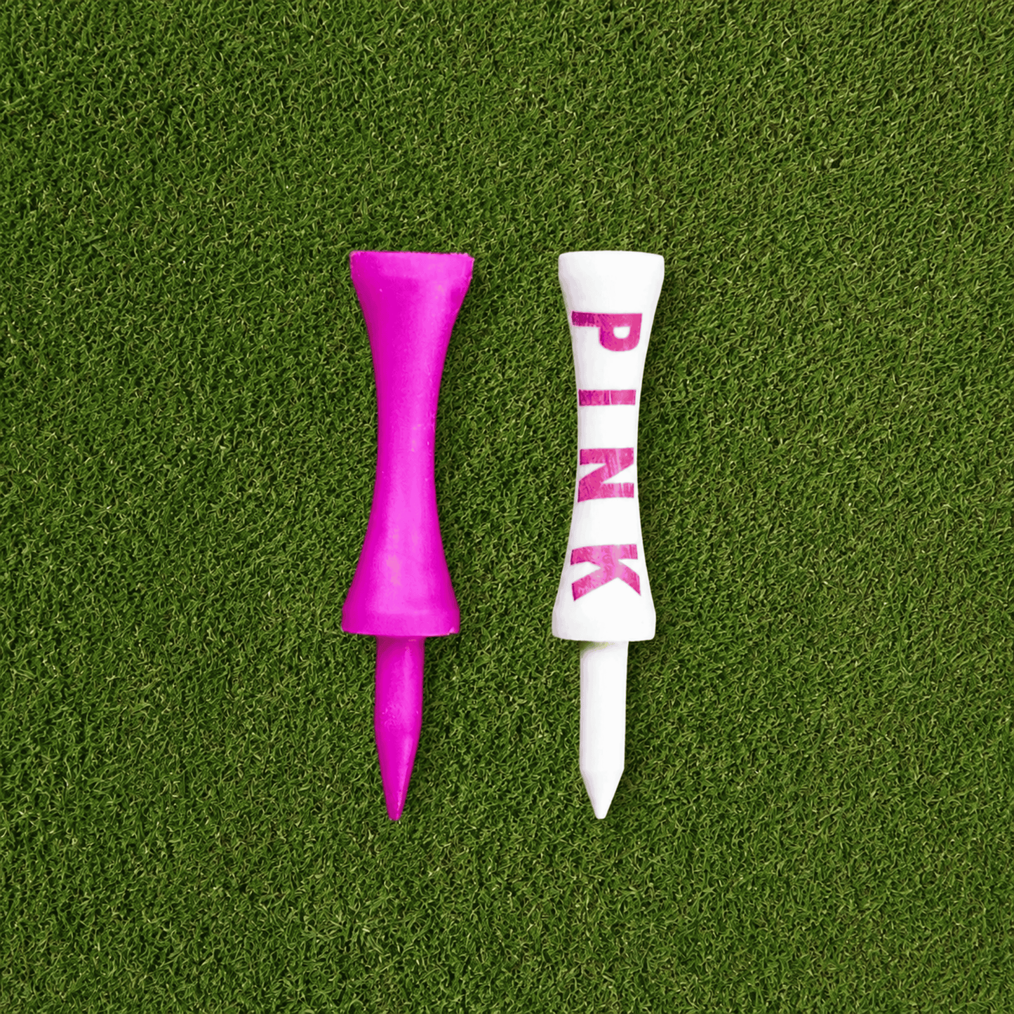 Bamboo PINK Castle Golf Tees 59mm