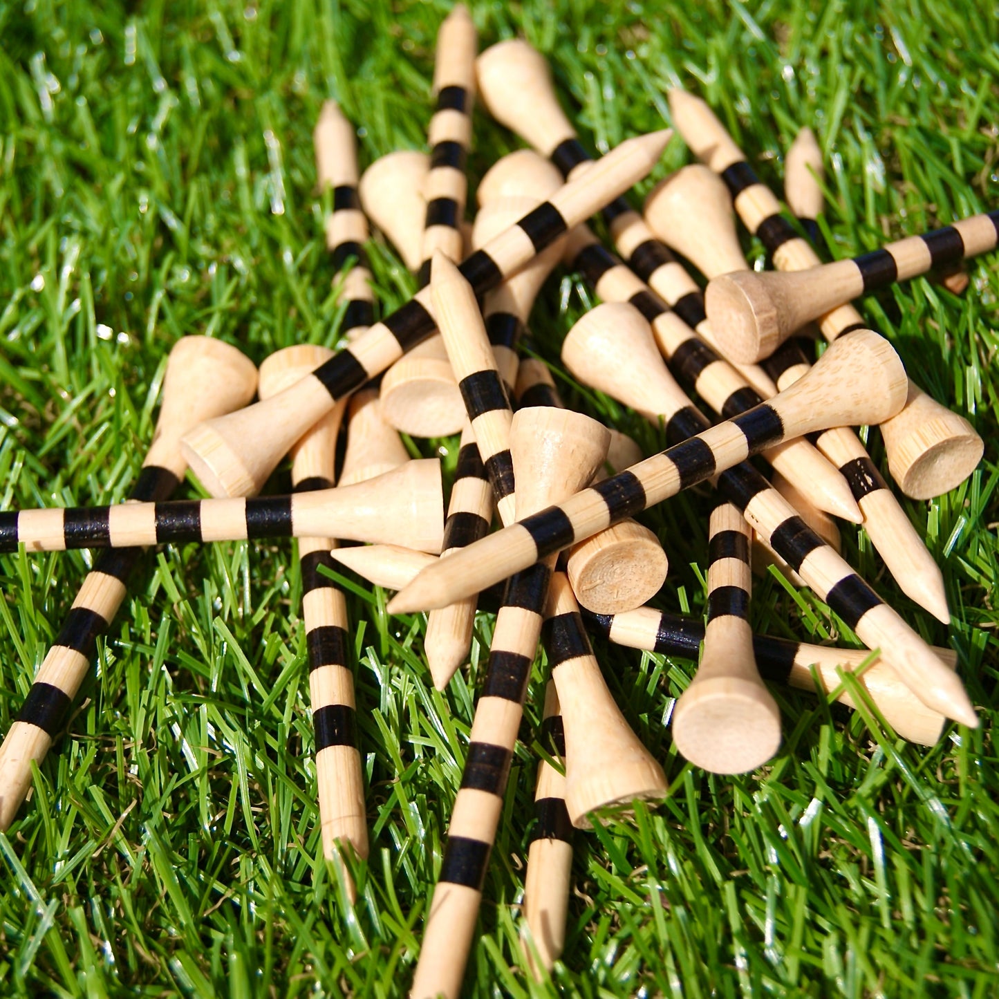 THE STRIPED ONE Bamboo Golf Tees