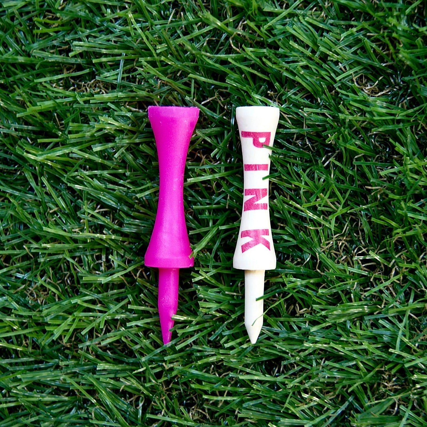 pink Bamboo golf tees