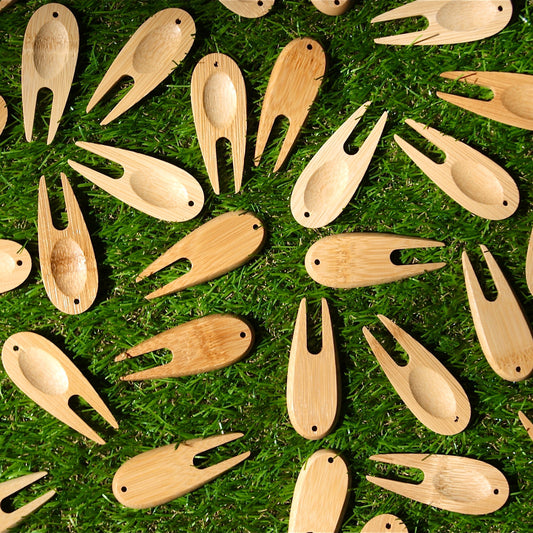 Bamboo pitch mark repairer