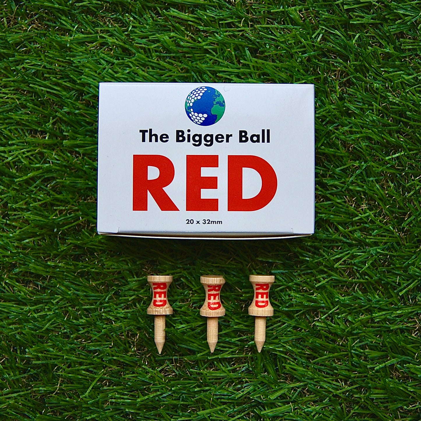 red Bamboo golf tees